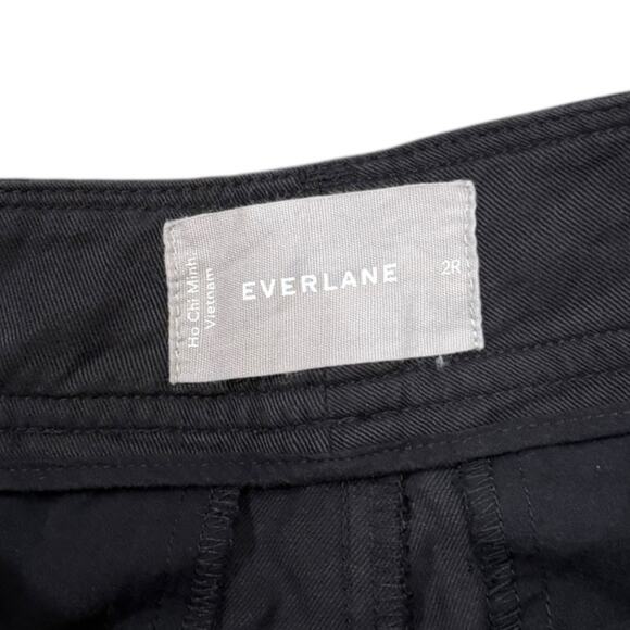 Everlane The Way-High Drape Trouser In Black - Picture 4 of 7
